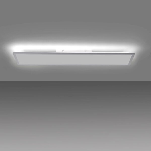Weiße LED Deckenleuchte flach blendarm 100 cm 2430 lm