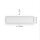 Weiße LED Deckenleuchte flach blendarm 100 cm 2430 lm