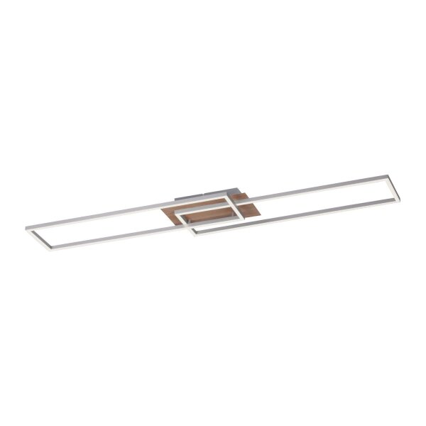 Dimmbare LED Deckenlampe L:110 cm 2700-5000 K in Natur