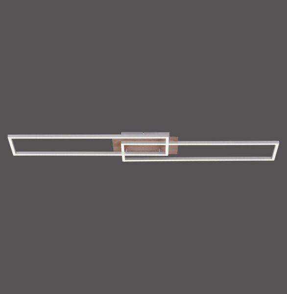 Dimmbare LED Deckenlampe L:110 cm 2700-5000 K in Natur