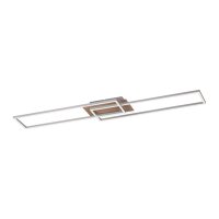Dimmbare LED Deckenlampe L:110 cm 2700-5000 K in Natur
