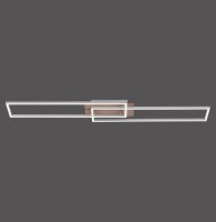 Dimmbare LED Deckenlampe L:110 cm 2700-5000 K in Natur