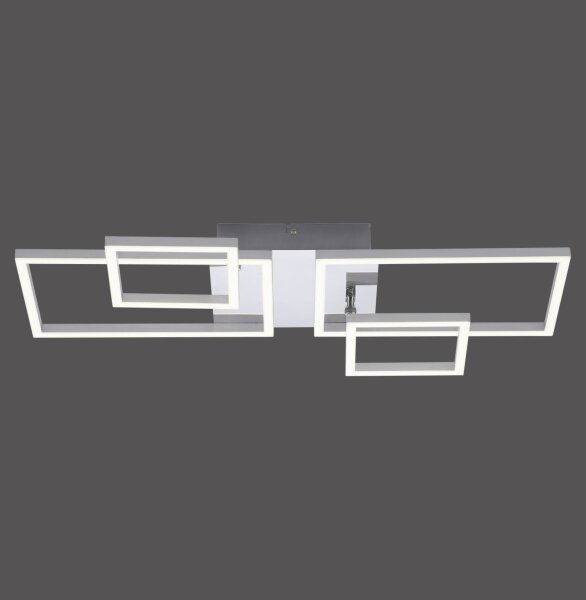 Verstellbare LED Deckenlampe in Stahl L:65 cm 3000 K