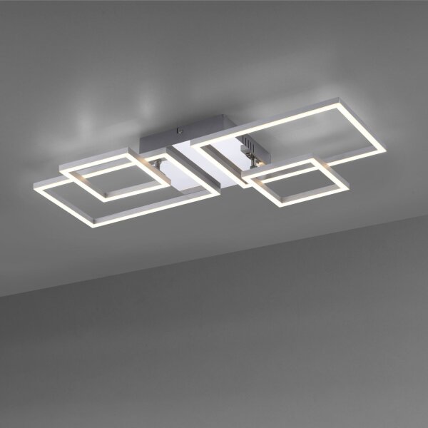 Verstellbare LED Deckenlampe in Stahl L:65 cm 3000 K
