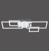 Verstellbare LED Deckenlampe in Stahl L:65 cm 3000 K