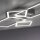 Verstellbare LED Deckenlampe in Stahl L:65 cm 3000 K