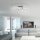 Verstellbare LED Deckenlampe in Stahl L:65 cm 3000 K