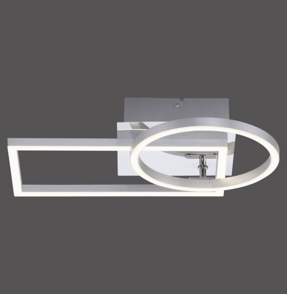 Verstellbare LED Deckenleuchte in Stahl L:37 cm 1260 lm