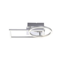 Verstellbare LED Deckenleuchte in Stahl L:37 cm 1260 lm