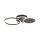 LED Deckenlampe Schwarz Metall warmweiß 26 W beweglich