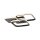Schwarze LED Deckenlampe Metall 3000 K 4700 lm stilvoll