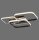 Schwarze LED Deckenlampe Metall 3000 K 4700 lm stilvoll