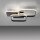 Schwarze LED Deckenlampe Metall 3000 K 4700 lm stilvoll
