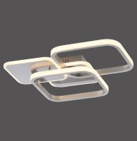 LED Deckenlampe Metall in Stahl 3000 K 4700 lm stilvoll