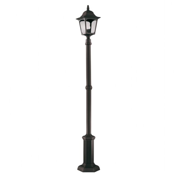 Schwarze Wegbeleuchtung FRANKIE 179cm hoch Rustikal
