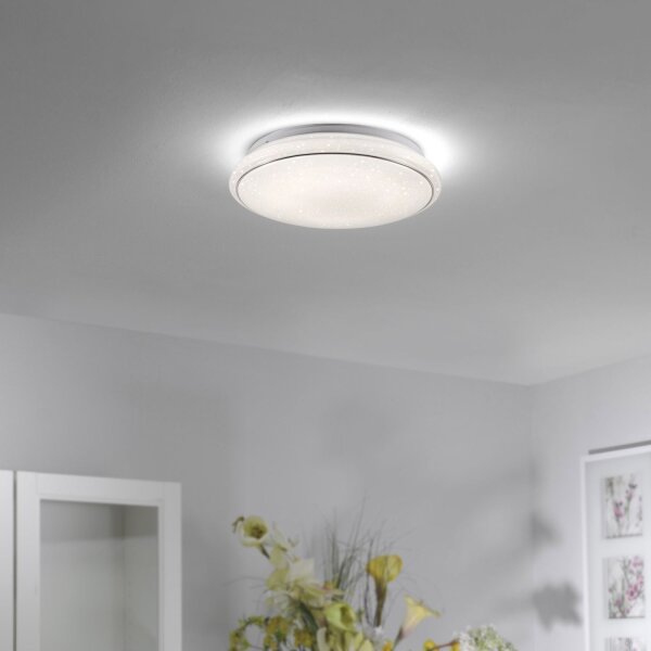 LED Deckenleuchte Nachthimmel Timer Ø35 cm 3000-5000 K