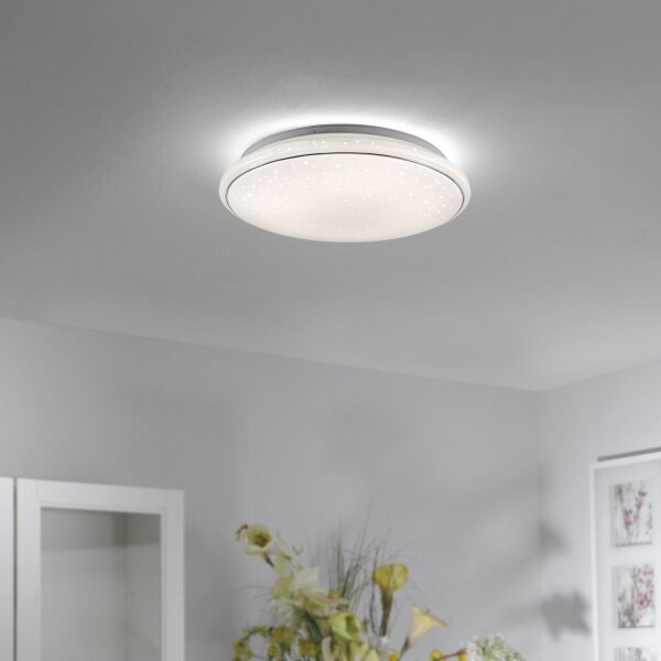 LED Deckenleuchte Nachthimmel Timer Ø44 cm 3000-5000 K