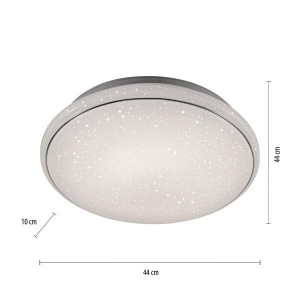 LED Deckenleuchte Nachthimmel Timer Ø44 cm 3000-5000 K