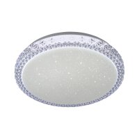 LED Deckenleuchte Sternenhimmel Glas rund Ø30 cm 9 W