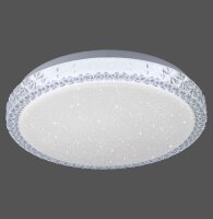 LED Deckenleuchte Sternenhimmel Glas rund Ø30 cm 9 W
