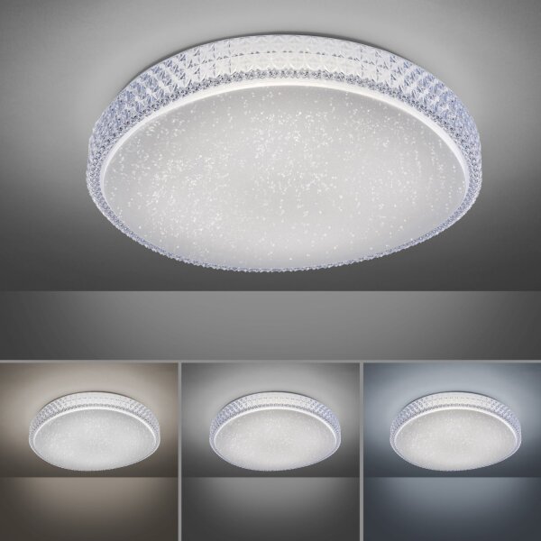 LED Deckenlampe Sternenhimmel Ø60 cm 36 W Fernbedienung