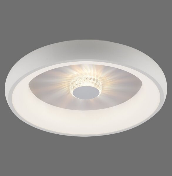 Dimmbare LED Deckenlampe Fernbedienung Kristalleffekt