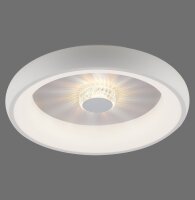 Dimmbare LED Deckenlampe Fernbedienung Kristalleffekt