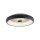 Dimmbare LED Deckenleuchte Kristalleffekt 29 W Schwarz