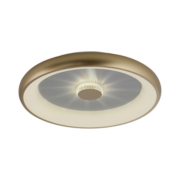 Dimmbare LED Deckenleuchte 2700-5000 K Ø61,5 cm Messing