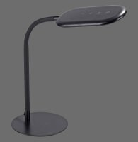 Flexible LED Tischlampe Schwarz 3000-6000 K 7 W dimmbar