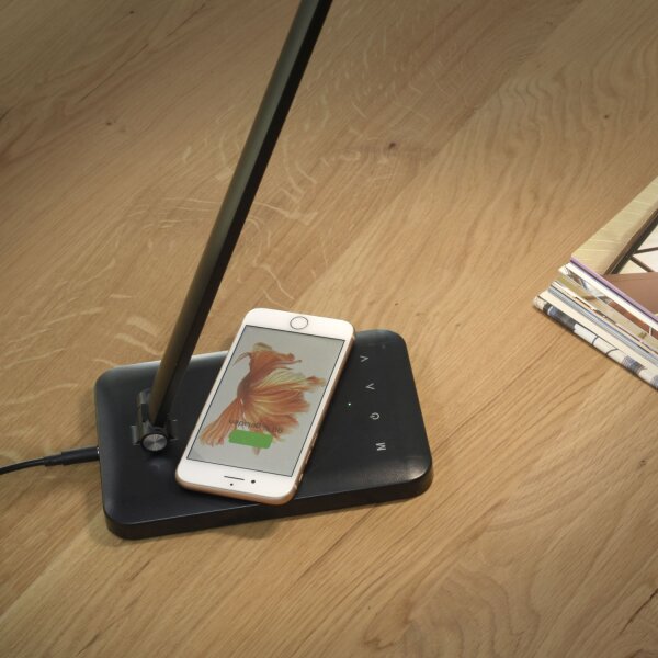 LED SchreibTischlampe Schwarz Touch 680 lm verstellbar