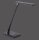 LED SchreibTischlampe Schwarz Touch 680 lm verstellbar