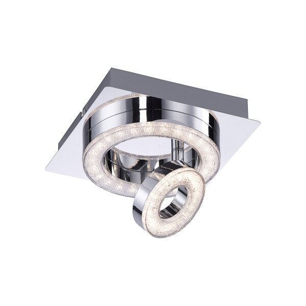 LED Deckenstrahler Metall drehbar 3000 K 600 lm Chrom