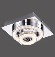 LED Deckenstrahler Metall drehbar 3000 K 600 lm Chrom