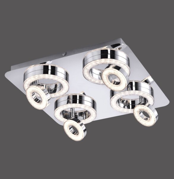 Flexibler LED Deckenspot Metall L:40 cm 3000 K 270 lm