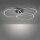 LED Deckenleuchte Metall Schwarz 12 W 1500 lm beweglich