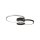 LED Deckenlampe Schwarz Aluminium Metall L:58 cm 26 W