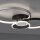 LED Deckenlampe Schwarz Aluminium Metall L:58 cm 26 W