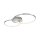 Stilvolle LED Deckenleuchte in Aluminium 3000 K Ringe