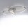 Stilvolle LED Deckenleuchte in Aluminium 3000 K Ringe