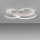 Stilvolle LED Deckenleuchte in Aluminium 3000 K Ringe