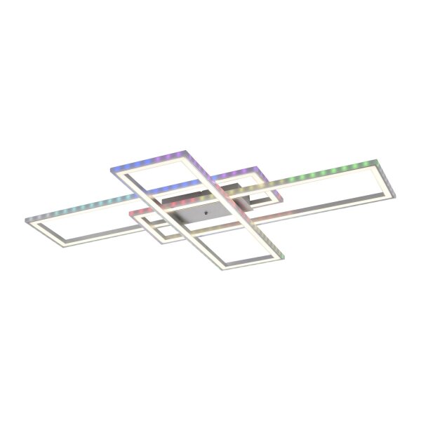 LED Deckenlampe Rainbow RGB dimmbar 5600 lm L:101,2 cm