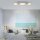 LED Deckenlampe mit Ventilatoren Weiß 3100 lm dimmbar