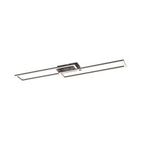 Dimmbare LED Deckenleuchte Schwarz 3000 K 36 W L:102 cm