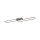 Dimmbare LED Deckenleuchte Schwarz 3000 K 36 W L:102 cm