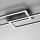 Dimmbare LED Deckenleuchte Schwarz 3000 K 36 W L:102 cm