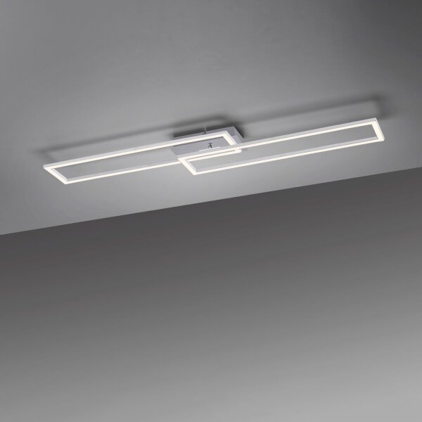 Dimmbare LED Deckenleuchte in Stahl 3000 K L:102 cm