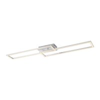 Dimmbare LED Deckenleuchte in Stahl 3000 K L:102 cm