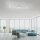 Dimmbare LED Deckenleuchte in Stahl 3000 K L:102 cm