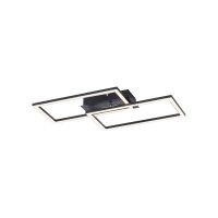 Dimmbare LED Deckenleuchte Schwarz 4200 lm 3000 K 36 W